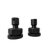 Xtrweld 3 P S/Pad set for F and J Clamps, Steel, Black Oxide TCFJ3PCPAD2448